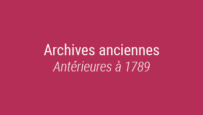 archives anciennes